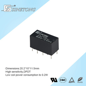 SINETong รีเลย์ M4S 2Amp 12V 24V 48V 2เปลี่ยนการติดต่อ8พินรีเลย์ยานยนต์12V - Product Image 4