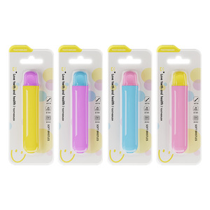 Brosse à dents de voyage pliable, couleur crème glacée, poils doux, portable avec étui pour adultes, paquet individuel - Product Image 2