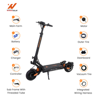 Pièces de rechange et accessoires de réparation pour trottinette électrique T Kukirin G2 Master