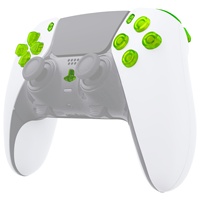 Pour les boutons transparents du contrôleur PS5 Edge, les touches de remplacement vertes claires pour le kit de mod personnalisé