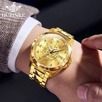 Montre automatique mécanique unisexe de luxe de haute qualité en acier inoxydable 3302, cadran de 41 mm, bracelet de 20 mm, fermoir papillon, aiguilles lumineuses