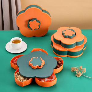 Plato Giratorio Multiusos para Dulces y Frutas, Apto para Microondas, Ecológico, Material ABS, Diseño de Lujo Ligero, Regreso a Clases - Product Image 4