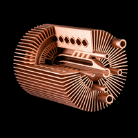 Intercambiador de Calor de Microcanal Anular Impreso en 3D de Aleación de Cobre para Refrigeración de Motores y Aeroespacial
