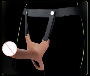 Estensore del Pene Realistico Indossabile, Guaina in Silicone Cava per Ingrandimento, Giocattoli per Adulti per Uomini e Coppie - Product Image 3
