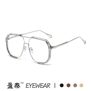 แว่นตา แว่นกันแดดทรงเหลี่ยมขนาดใหญ่ UV400 ป้องกันแสงสะท้อน สำหรับทุกเพศ - Product Image 4