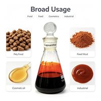 Extrait Liquide Naturel de Paprika à Base de Plantes de Qualité Alimentaire avec Capsaïcine pour Aliments pour Animaux et Colorant de Jaune de Œuf pour Volailles, Haute Concentration