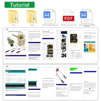 Kit de démarrage de projets de programmation STEM Keyestudio, système d'arrosage automatique des fleurs en bois, kit d'apprentissage pour Arduino