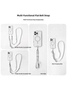 สายคล้องคาดลำตัวแบบแบนปรับได้สายคล้องสมาร์ทโฟน - Product Image 2