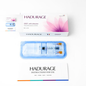 Vente en gros Hadurage 2ml Deep Filler - <span class=keywords><strong>Acide</strong></span> <span class=keywords><strong>hyaluronique</strong></span> réticulé haute densité pour le remodelage du nez, du menton et de la mâchoire, certifié CE - Product Image 1