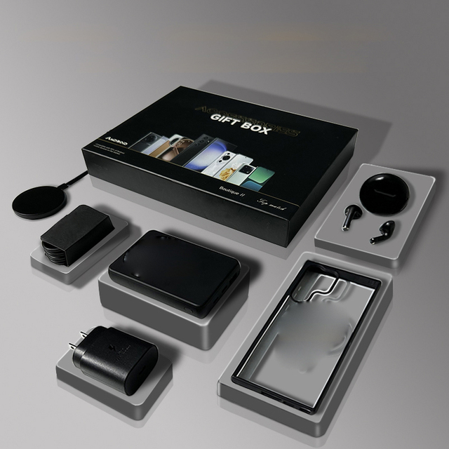 Christmas Gifts Magnetic Power Bank Wireless Charger Earbuds Charger Cable Phone Case for Samsung S25 S26 Phone Accessories Set