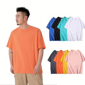 Design Wholesale Custom Logo Printed T Shirt Men Recycled 100% Cotton Short Sleeve Casual Crew Neck Tshirt - Product Image 1