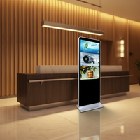 Kiosque de paiement interactif mural étanche de 43 pouces sur mesure, affichage numérique interactif, fabricant OEM