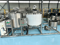 Cuve de Fermentation Automatique SIP CIP en Acier Inoxydable 316L pour l'Industrie Alimentaire, Stérilisation à la Vapeur Sanitaire FDA GMP