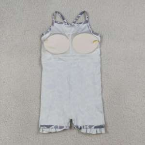 GSD2308 RTS ชุดเดรสสำหรับเล่นโยคะแขนกุดพิมพ์ลายพรางสีเทาสำหรับเด็กผู้หญิงใส่ฤดูร้อน - Product Image 2