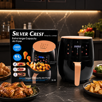 Friteuse à air numérique sans huile, capacité 4,1-5L, four électrique professionnel multifonctionnel pour cuisson rapide, idéal pour hôtels et usage domestique