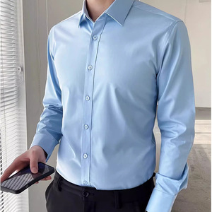 Nuova Camicia Formale Casual da Uomo alla Moda con Colletto a Colori Sfumati Stampato Digitalmente - Product Image 1