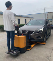 Chariot de déplacement de roues de voiture, cric hydraulique, cadre en acier robuste, véhicule avec batterie à vendre pour atelier automobile