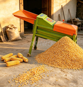 Décortiqueuse de maïs électrique compacte pour usage domestique, équipement de décorticage de maïs, égreneuse de maïs séché - Product Image 6