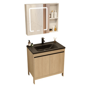 Bathroom cabinet combination bathroom wash basin floor-standing ceramic integrated wash basin wash basin - Product Image 3
