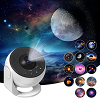 Projecteur de planétarium HD 13-en-1, lumière d'étoiles et de galaxie, lumière d'étoiles rotative à 360° avec minuterie pour cadeaux, décoration de chambre pour adultes et enfants