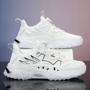 Chaussures de marche sportives en mesh pour hommes, style automne-hiver-printemps, respirantes, design décontracté avec absorption des chocs, tailles US et EUR - Product Image 4