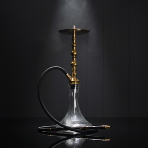 Narghilè <span class=keywords><strong>Venus</strong></span> Modello Stella Dorata Antivento in Ottone con Tubo Singolo Grande, per Fumo Intenso, Vendita all'Ingrosso Transfrontaliera - Product Image 2