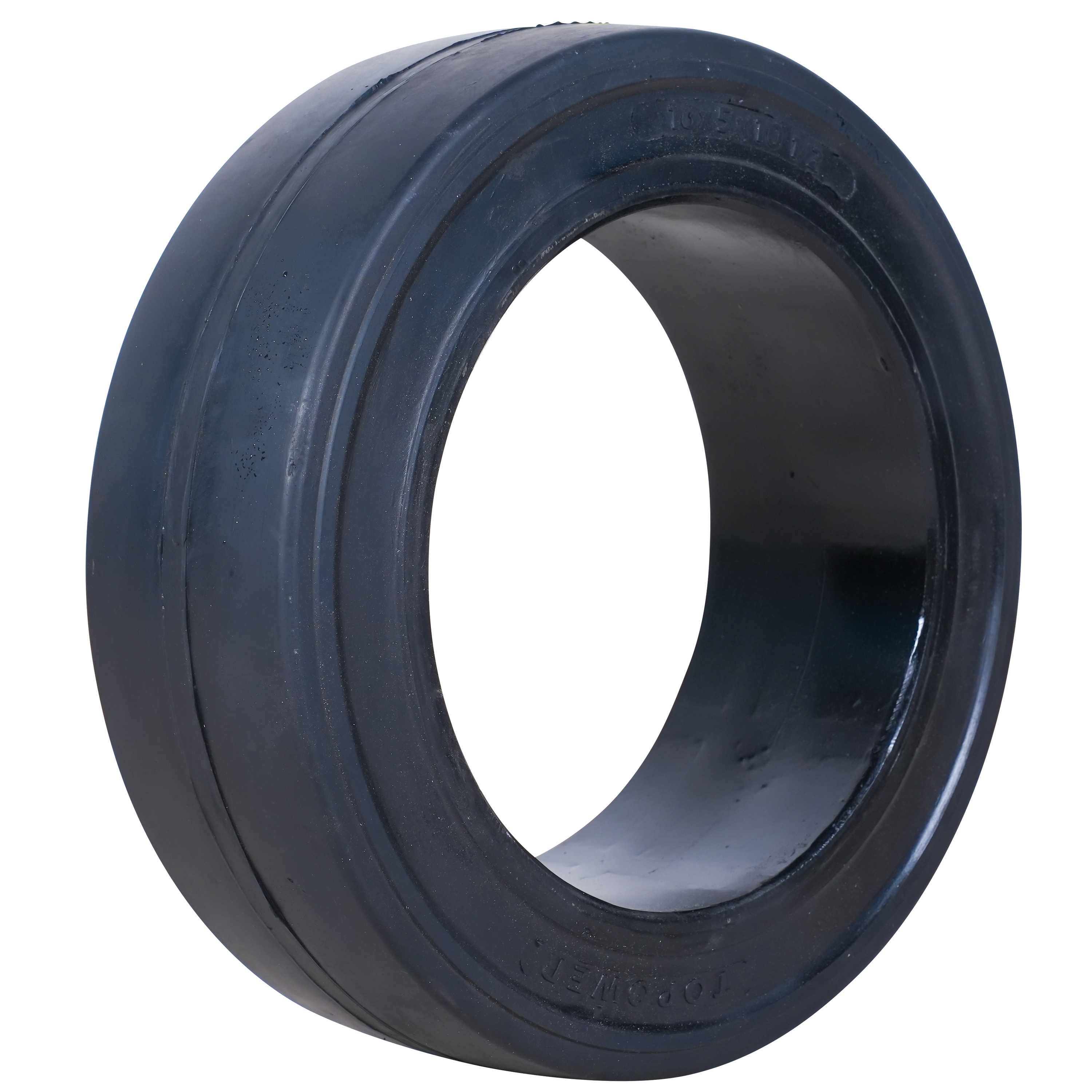 16x5x10.5 Heavy Load Solid Tire Block Pattern SM Type for Forklift Press on Replacement High Capacity Drive and Load Wheel