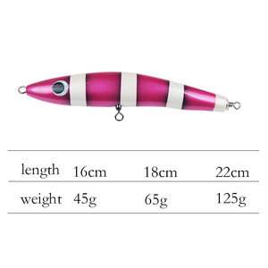 Señuelo de Madera para Pesca de Lubina, 16cm 45g, para Todo Tipo de Profundidad, Pesca en Barco, Trolling - Product Image 4