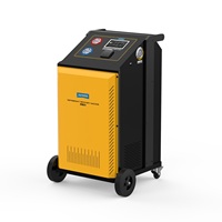 Recargador Automático de Aire Acondicionado para Automóviles LM708 R134A, Máquina Portátil de Recuperación de Refrigerante para Automóviles