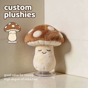 Hongo <span class=keywords><strong>Solitario</strong></span> Personalizado con Base de Succión Sonriente en Silencio, Adhiere a Cualquier Superficie, Decoración Tranquila Hecha a Medida para Espacios Conscientes - Product Image 1