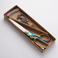 Kit de couture professionnel en acier inoxydable de 10 pouces, ciseaux de tailleur, kits de couture, ciseaux à broder pour les ateliers de tricot