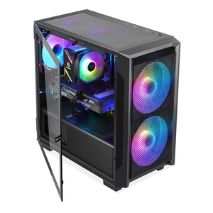 OEM Tempered Glass trường hợp X99 + 3060M chơi game PC trường hợp ATX chơi game máy tính để bàn máy tính trường hợp xây dựng lại máy tính để bàn chơi game PC trắng PC tủ - Product Image 3