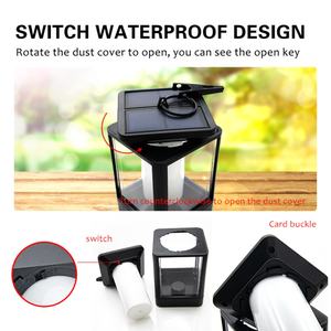 Lámpara Solar LED para Jardín, Resistente al Agua, con Diseño de Llama Parpadeante, para Colgar en Exteriores - Product Image 6