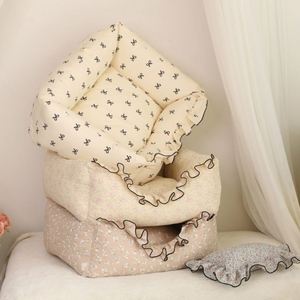 Wholesale Four Seasons Universal Luxury Pet <b>Beds</b> Waterproof Comfortable Collapsible <b>Travel</b> <b>Dog</b> <b>Beds</b> for Cats Modern Style - Product Image 2