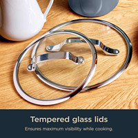 Offre Spéciale : Lot de 5 Ustensiles de Cuisine Blancs en Céramique Antiadhésive, Aluminium, Compatible Induction, avec Poignées en Acier Inoxydable – Batterie de Cuisine Complète