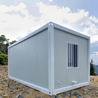 Maisons conteneurs modulaires préfabriquées de luxe, style moderne, démontables, portables, 10 pieds, 20 pieds, 40 pieds, en kit plat