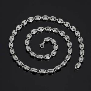 Vente en gros tendance en acier inoxydable 18K plaqué or hip hop chaîne en grains <span class=keywords><strong>de</strong></span> <span class=keywords><strong>café</strong></span> en or collier bracelet ensemble <span class=keywords><strong>de</strong></span> bijoux pour cadeau unisexe - Product Image 4