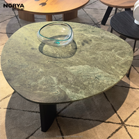 Meubles en bois NORYA pour la maison, table basse décorative en pierre naturelle moderne de luxe, table d'appoint pour le salon