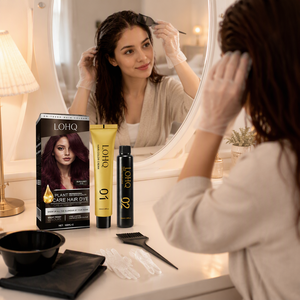 Kit Professionale per Tintura Barba e <span class=keywords><strong>Capelli</strong></span> Marrone Caffè per Barbiere e Salone, Copertura <span class=keywords><strong>Capelli</strong></span> Grigi per Uomini e Donne - Product Image 3