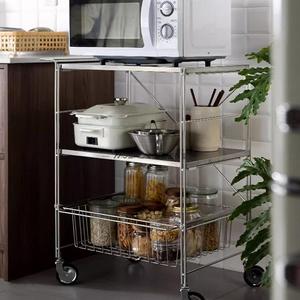 Beweglicher Edelstahl wagen mit Rädern-Hochleistungs-Küchen wagen Gewerblicher Service wagen zur Aufbewahrung - Product Image 2