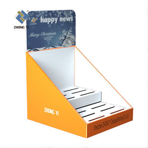 Gratis disesuaikan kertas promosi ritel lipat kardus Stan kotak pajangan sabun atas - Product Image 1