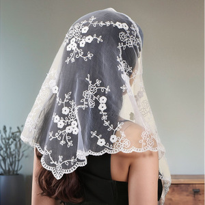 <span class=keywords><strong>Velo</strong></span> Triangular con Estampado de Cerezas, <span class=keywords><strong>Velo</strong></span> de Moda para Iglesia, Boda, Misa, Mantilla, <span class=keywords><strong>Velo</strong></span> Religioso Cristiano, Pañuelo para Cubrir la Cabeza en la Oración - Product Image 4