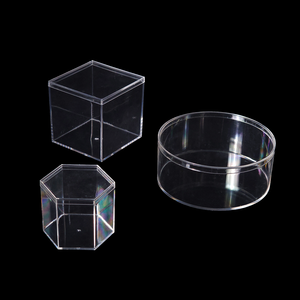 Acrylic Đóng Gói Trực Tuyến Giày Hoa Bánh Pizza Kệ Mát Quảng Cáo Ánh Sáng Đám Cưới Trang Trí Nội Thất Lưu Trữ Hộp Nhựa Cho Bao Bì - Product Image 2