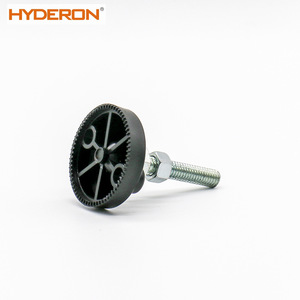 Base de nylon ajustable Hyderon Industrial Feet para maquinaria y equipo, soporte amortiguador de impactos - Product Image 5