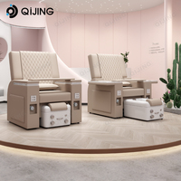 Meilleur prix fauteuil de manucure et de massage complet du corps automobile fauteuil de pédicure de salon de manucure inclinable électrique avec surf léger
