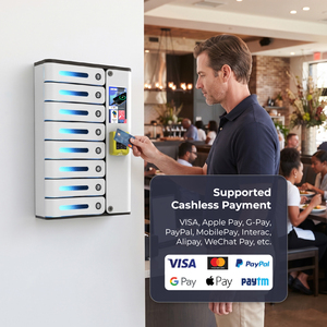 Armoire <span class=keywords><strong>de</strong></span> recharge pour téléphones portables Y2 Power MIA Premium à 8 baies avec casier <span class=keywords><strong>de</strong></span> recharge compatible carte <span class=keywords><strong>de</strong></span> crédit, distributeur automatique <span class=keywords><strong>de</strong></span> recharge pour téléphones - Product Image 1