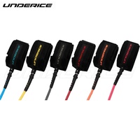 Underice livraison directe Pro Stock 6-10ft corde de jambe de sécurité de qualité supérieure confortable manchette de cheville laisse de planche de surf pour le surf