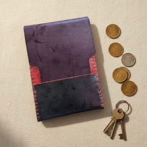 Boshiho Cowhide Vintage Genuine Leather Front Pocket <b>Slim</b> Bifold <b>Cards</b> <b>Holder</b> Wallet <b>Slim</b> RFID Leather Wallet - Product Image 5