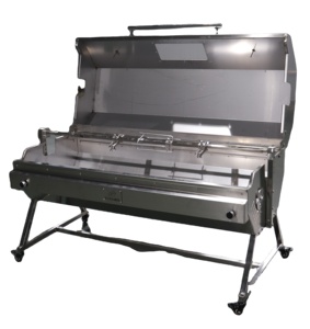 Asador de Carbón TOSHINE para Barbacoa, Asador Giratorio Ajustable de Acero Inoxidable para Cerdo y Cordero, Uso Comercial en Exteriores, Personalizado OEM TSSC01M - Product Image 2