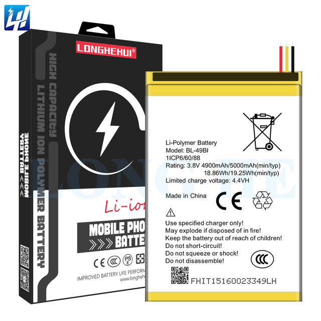 High-quality Battery Production Lithium Mobile Cell Phone Battery Factory Wholesale for Itel It1516 BL-49Bi